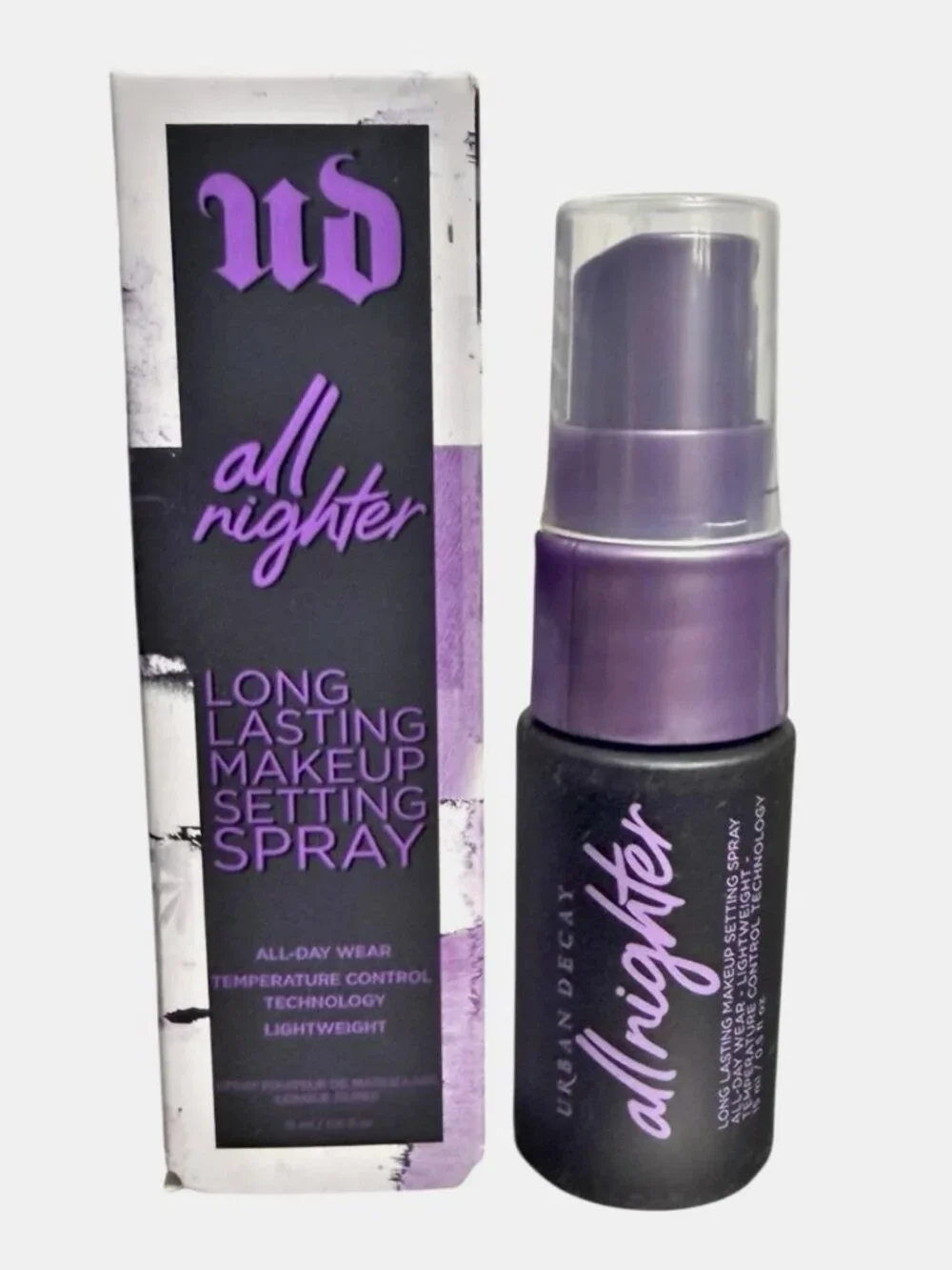 Urban Decay All Nighter Setting Spray UD Makeup Primer/Setter Travel Size